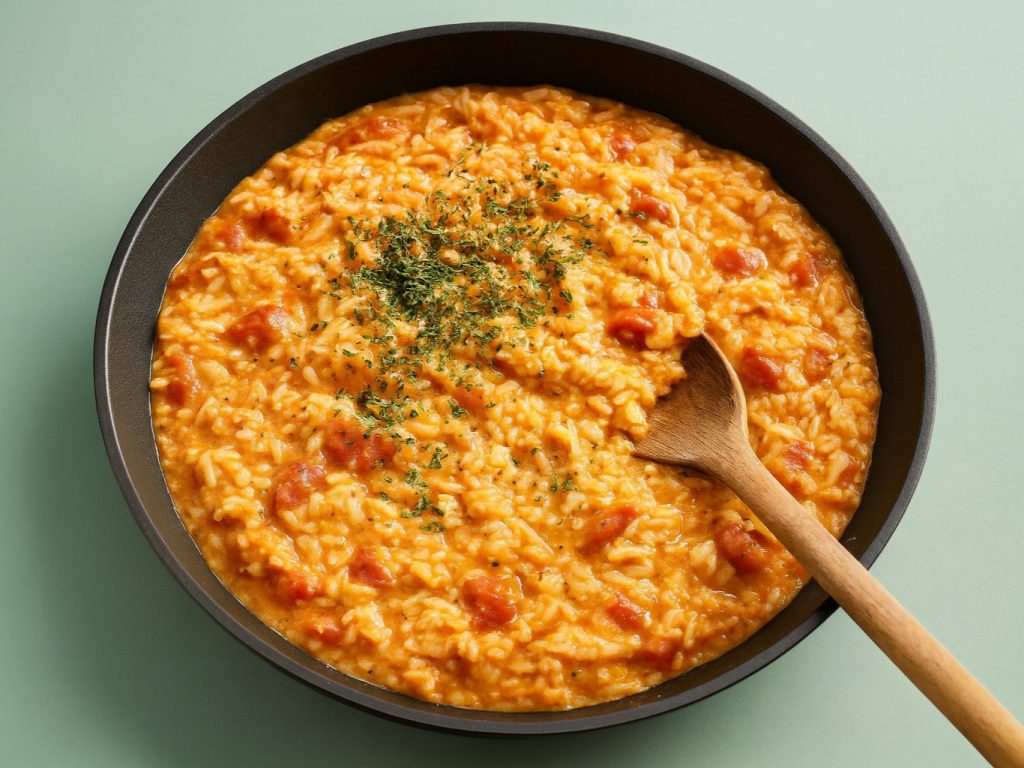 Griechischer Tomatenreis – One Pot